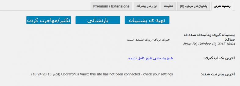 وضعیت کنونی